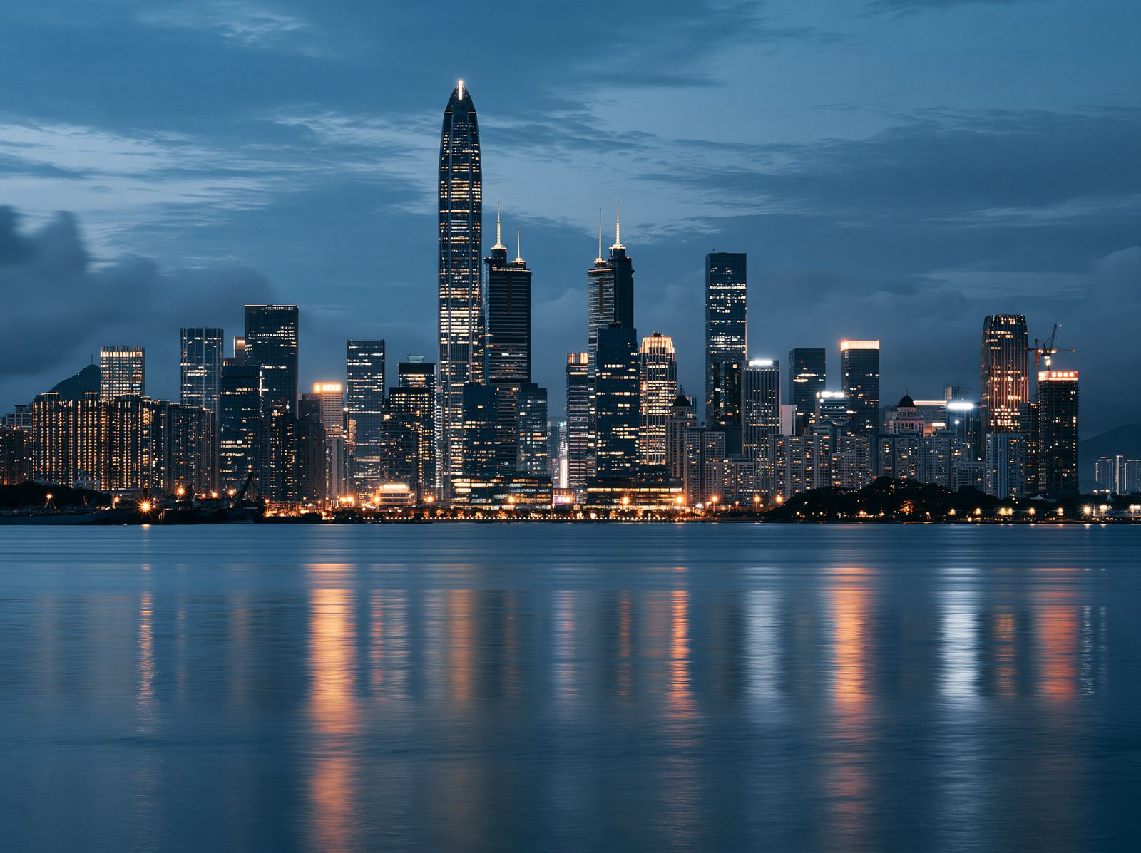 Shenzhen at dusk